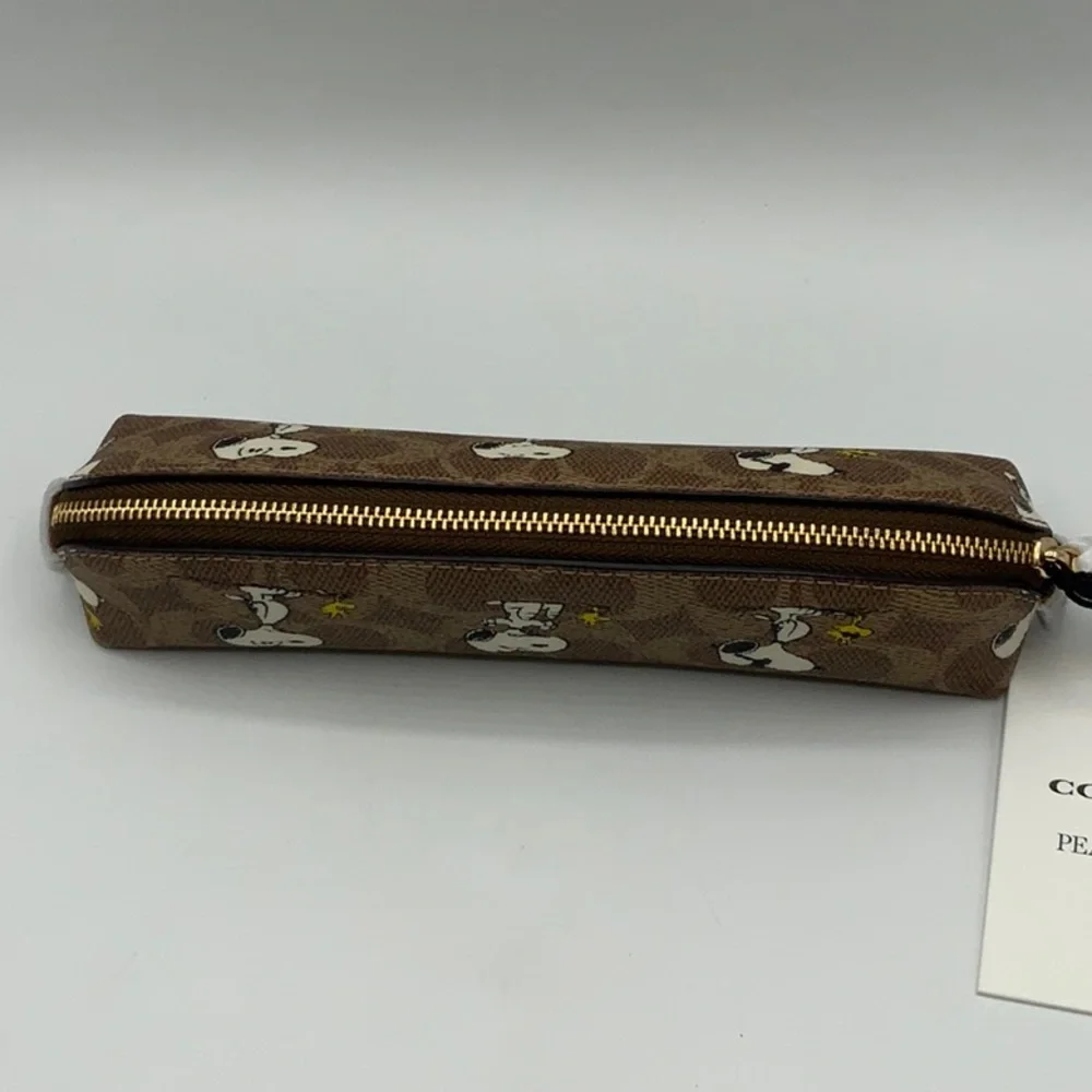 NWT Coach x Peanuts Pencil Case